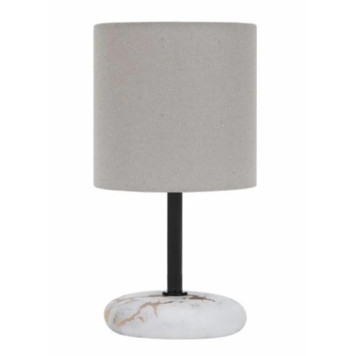 Свет-к настольн. с абажуром LE TL HELEN 01 WHITE GOLD (бело-золотой, Е14)