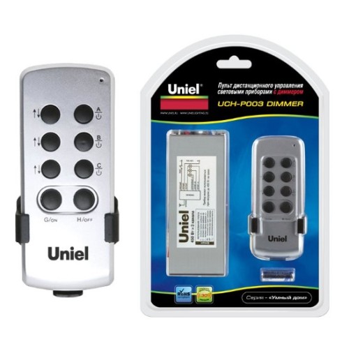 Пульт управления светом UCH-P003-G3-450W-30M,3 канала, 30м. (с диммером) UNIEL