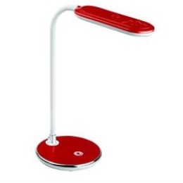 Светильник настольный светодиод. Volpe TLD-522 красный,360 lm. диммер