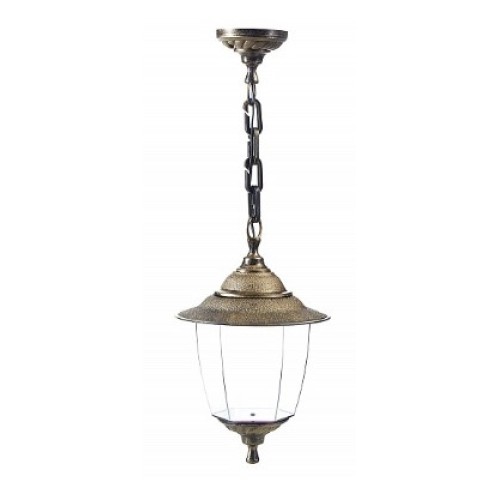 Светильник "Прага" ЭЛ-11-70 подвесной бронза прозр. плафон