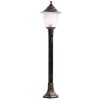 Светильник "Прага" ЭЛ-11-73 столб бронза H=100см. матовый плафон