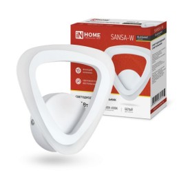 Светильник с/д (бра) ELEGANT SANSA-15W 15Вт 3000-4000-6500К 1050Лм белый IN HOME