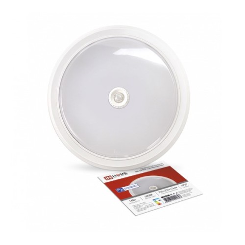 Светильник светодиод. СПБ-2Д-КРУГ 14Вт 1100лм 210мм белый с датчиком IN HOME