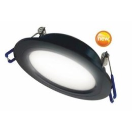 Светильник с/д встр. черный LE LED DLRL WH 12W D195/114мм 4000K 1020Лм LEEK