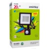 Прожектор с/д с д/д и освещенн.20W/6500K IP65 Smartbuy FL SMD