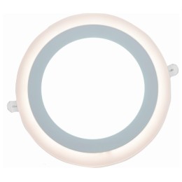 Светильник с/д встр. круг 3реж. LE LED 2CLR 16W(12+4) D195/160 3K/6К 1200Лм LEEK