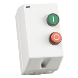 Пускатель КМИ 11260  12А 220В в корпусе с кнопками п/с IP54