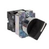 Переключатель на три положения BD33 (осн. метал.) 2NO короткая ручка, EKF