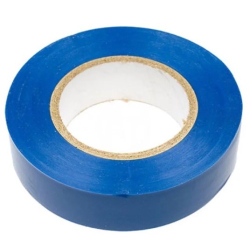 Изолента ПВХ синяя 130х19 ПолимерПак