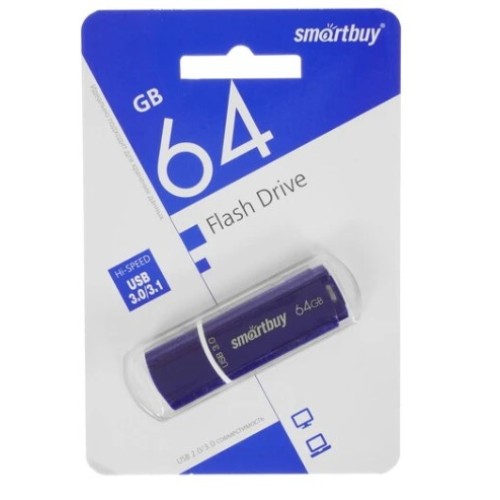 USB-накопитель Smartbuy 64GB Crown Black