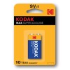 Батарейка KODAK MAX SUPER Alkaline 6LR61  9В (тип "Крона")