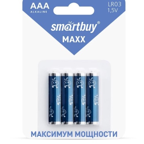 Батарейка щелочная SMARTBUY MAXX LR03