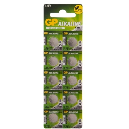 Батарейка GP AG13 часовая 1,5В (LR44, А76)
