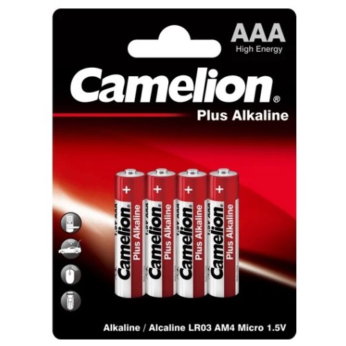 Батарейка Camelion Plus Alkaline ААА/LR03  1,5B