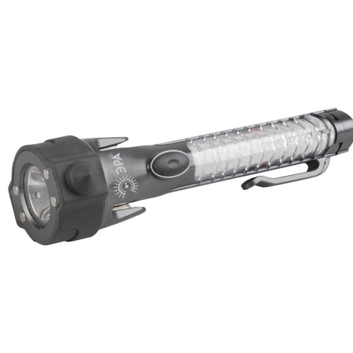 ЭРА Фонарь А5М авто-спасатель,4в1 2W LED/12LED сигнал,фонарь,нож,магнит,2хАА