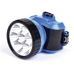 Фонарь SMARTBUY налобный аккум. 1ВТ + 8LED синий (SBF-25-В)