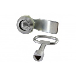 Замок-защелка с трехгранным металлическим ключом IP54, 22-25/44, (IEK)