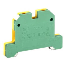 Клеммный зажим ЗНИ-4PEN мм2 (JXB-земля) ж/з