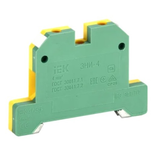 Клеммный зажим ЗНИ-4PEN мм2 (JXB-земля) ж/з