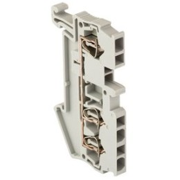 Колодка клеммная ST-2.5 28А 3 вывода пружинная серая EKF