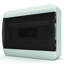 BNK 40-12-1 Бокс навесной 12 мод., прозрачная черная дверца,IP41 (Tekfor)