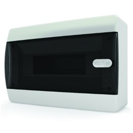 CNK 40-12-1 Бокс навесной 12 мод., прозрачная черная дверца,IP41 (Tekfor)