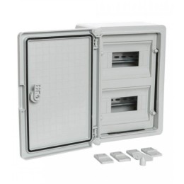 Корпус пластиковый  ЩРН-24 IP65 серая дверь (400х300х170) Промрукав