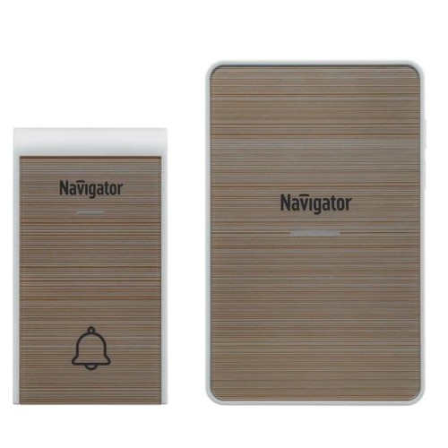 Звонок беспроводной NDB-D-DC06-1V1-Be 3АА, Navigator