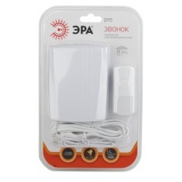 ЭРА Звонок дверной проводной от сети D95 1мелодия IP44, белый