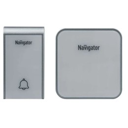 Звонок беспроводной NDB-D-AC06-1V1-WH, Navigator 80509