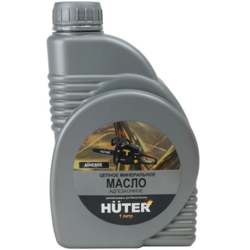 Масло цепное минеральное 80W90 д/бензопил 1л. "HUTER"