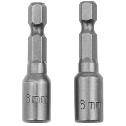 11566 Биты с торцевыми головками 6х45мм, 2шт // Matrix