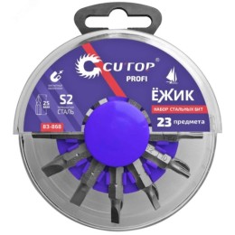 83-868 Набор бит в пластиковом боксе 