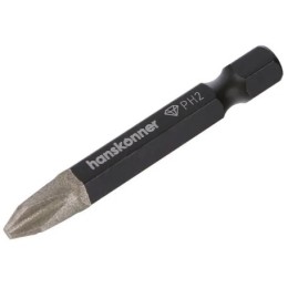 HKPH2-50-2 Биты PH2х50мм сталь S2 Diamond. 2шт Hanskonner