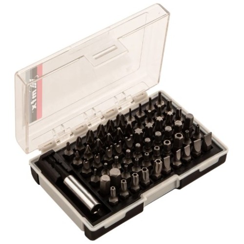 11387 Набор бит с магнитным держателем CrV, 61шт // Matrix