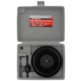 704715 Набор кольцевых пил 64-127мм, 8 предм. в кейсе Matrix