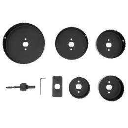 704715 Набор кольцевых пил 64-127мм, 8 предм. в кейсе Matrix