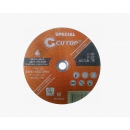 40014S Профессиональный диск отр. по мет. и нерж. Т41-230х1,6х22 Cutop Profi Plus Special