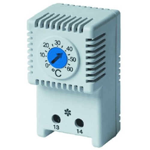 DKS Термостат R5THV2 (0гр - 60гр.С) на din-рейку (NO контакт для вентиляции)