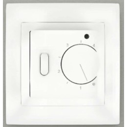 Терморегулятор  мех. F21 WHITE 16А 5-40 гр.бел. (+ перех. для SE)