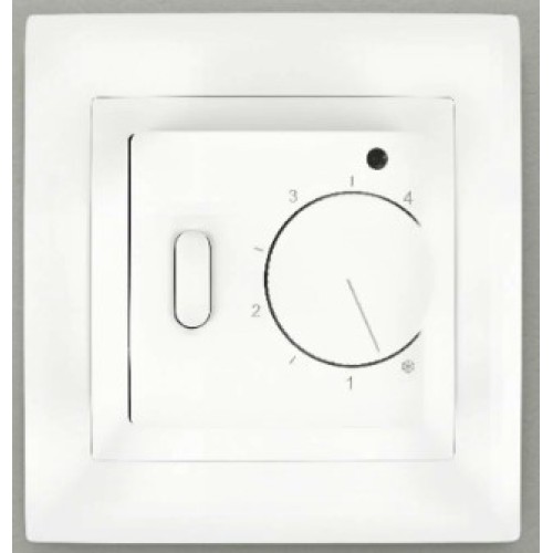 Терморегулятор  мех. F21 WHITE 16А 5-40 гр.бел. (+ перех. для SE)