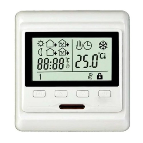 Терморегулятор электронный Х53 30А 6кВт белый