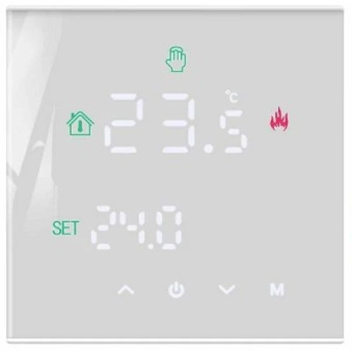 Терморегулятор электрон. сенсор. M3H FUll WHITE 16А белый, датчик 3м.