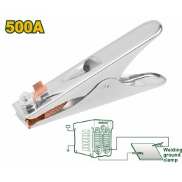 Зажим массы 500А 205мм, JADEVER