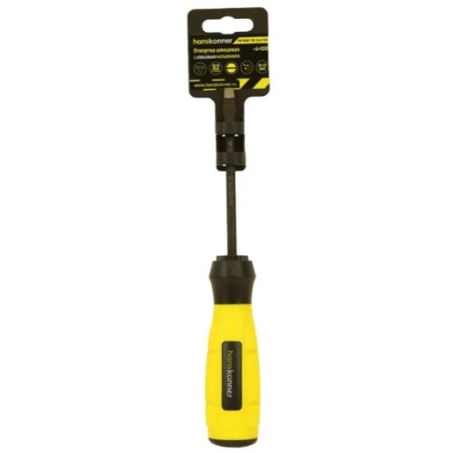 HK1040-16-SL6-100 Отвертка шлиц. 6х100 Алмазн. наконечн. 59HRC S2 Hanskonner