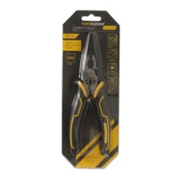 HK1020-02-3-160  Длинногубцы 160мм (обжим, эксц. шарнир) Hanskonner