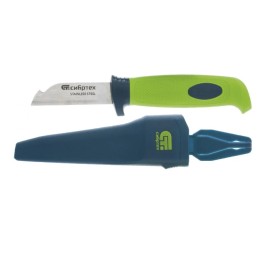 79012 Нож монтаж. с чехлом 190мм, лезвие-67мм Сибртех