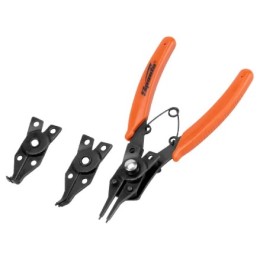 183505 Съемник стопорных колец 150мм, 3 насадки SPARTA