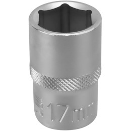13828 Головка торц. 6-гранная Cr-V 1/2" 17мм Stels