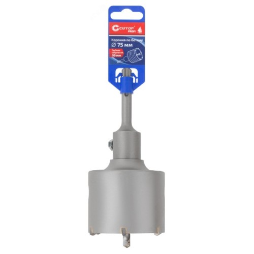 43-879 Коронка по бетону SDS+  d=75мм Cutop Profi